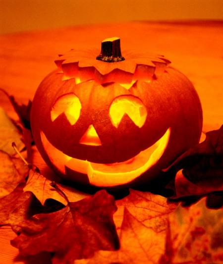 un citrouille      d  halloween